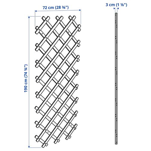 IKEA - ASKHOLMEN, trellis, light brown