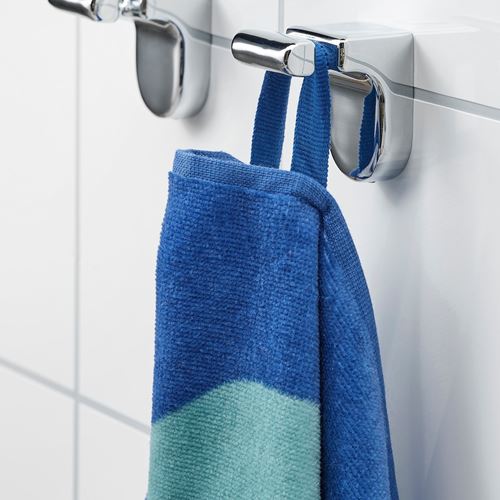 IKEA - BLAVINGAD, çocuk banyo havlusu, koyu mavi, 70x140 cm