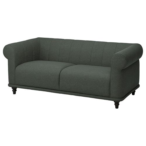 IKEA - VISKAFORS, 2-seat sofa, lejde grey-green