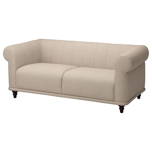 IKEA - VISKAFORS, 2-seat sofa, lejde light beige