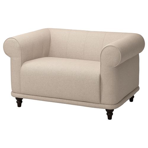 IKEA - VISKAFORS, armchair, lejde light beige