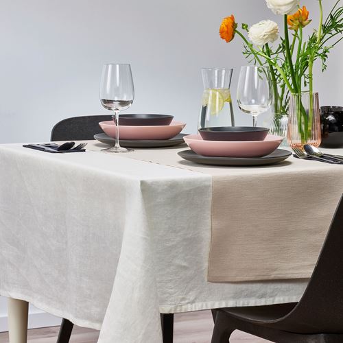 IKEA - SVARTSENAP, table-runner, natural, 35x130 cm