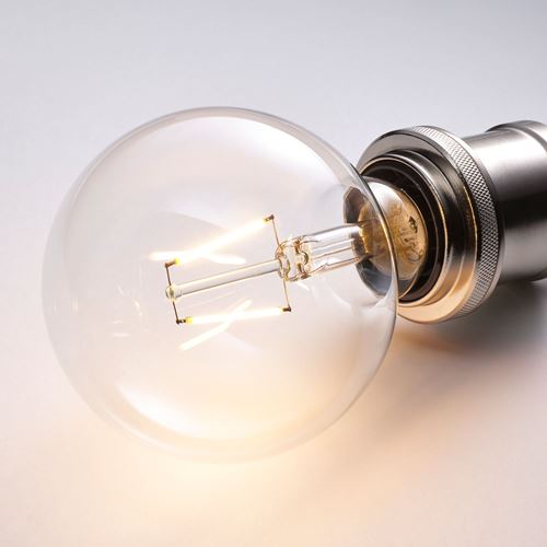 IKEA - LUNNOM, LED bulb E27, Light colour: warm glow (2200 Kelvin)