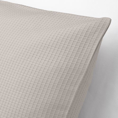 IKEA - EBBATILDA, lace pillow cover, light beige, 50x50 cm