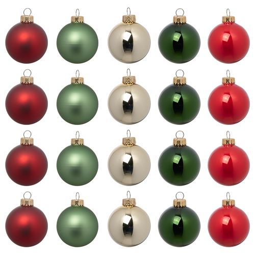 IKEA - VINTERFINT, tree ornament, mixed colours, 6 cm