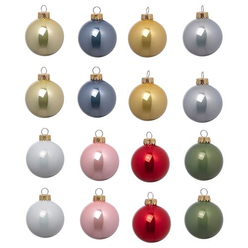 IKEA - VINTERFINT, tree ornament, mixed colours, 6 cm