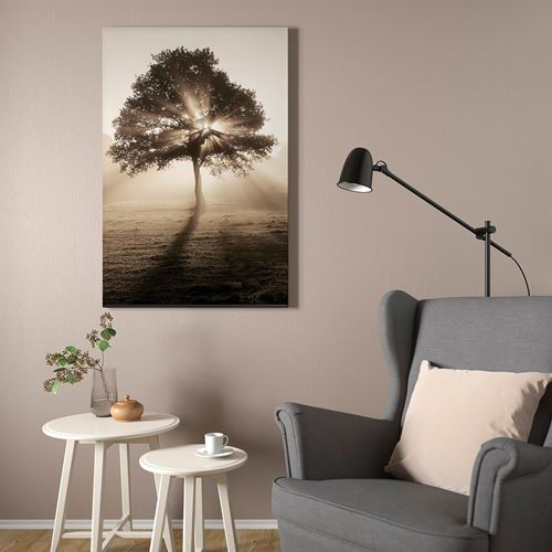 IKEA - BJÖRKSTA, çerçeveli resim, çok renkli, 78x118 cm