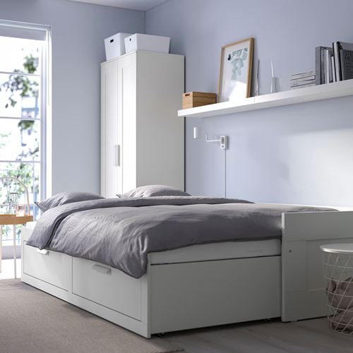 IKEA - BRIMNES, day-bed, white, 80x200 cm