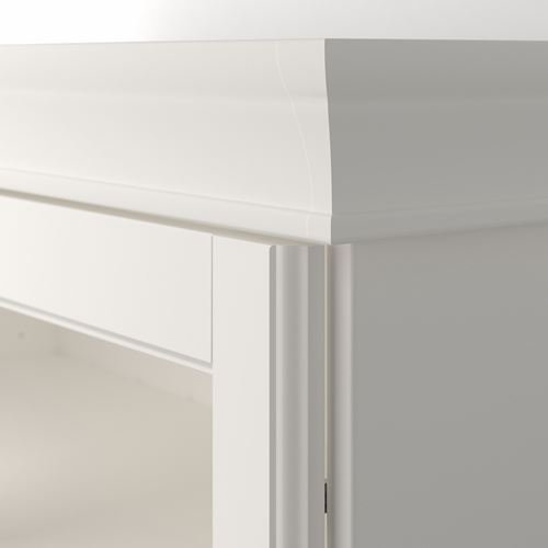 IKEA - LIATORP, kapaklı kitaplık, beyaz, 96x37x214 cm