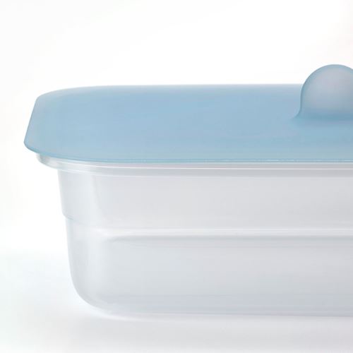 IKEA - IKEA 365+, plastic food container with lid, plastic-silicon, 1 l