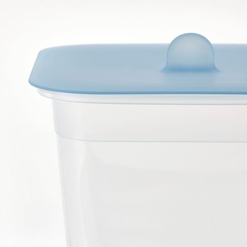 IKEA - IKEA 365+, plastic food container with lid, plastic-silicon, 1,4 l