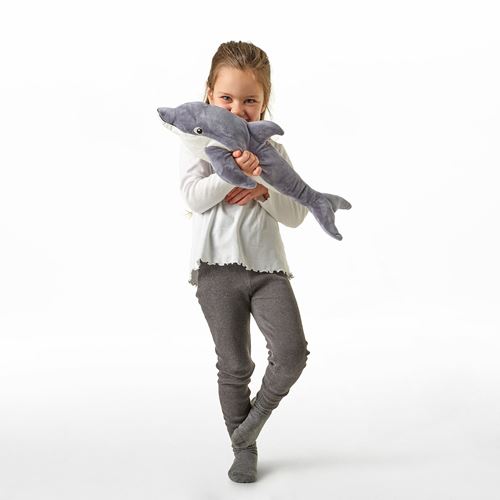 IKEA - BLAVINGAD, soft toy, grey, 50 cm