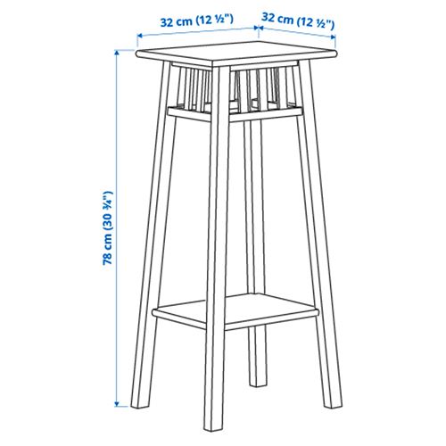 IKEA - LANTLIV, çiçeklik, beyaz, 78 cm