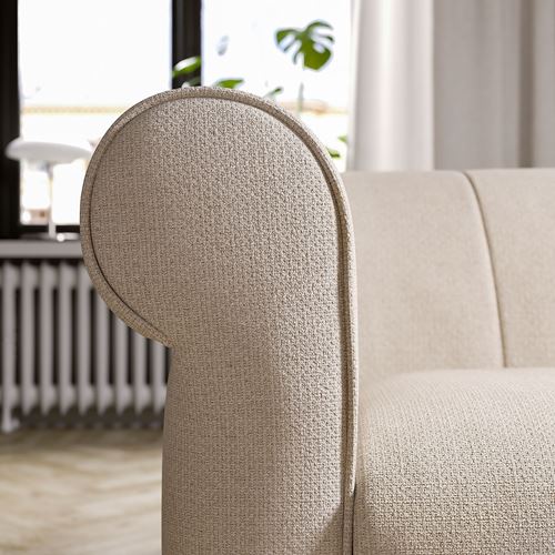 IKEA - VISKAFORS, armchair, lejde light beige