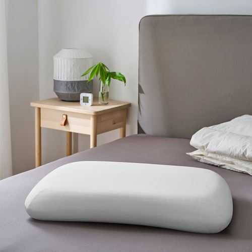 IKEA - TÖCKENFLY, pillowcase for ergonomic pillow, white, 29x43 cm