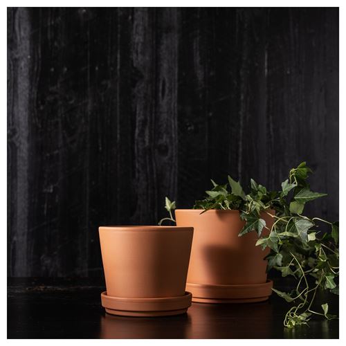 IKEA - BRUNBAR, earthenware plant pot, terracotta, 12 cm