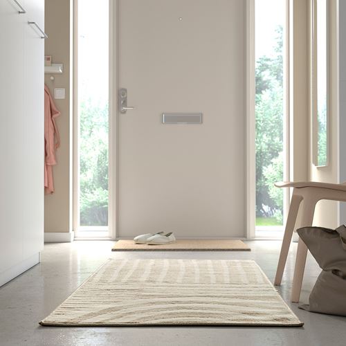 IKEA - VEJSTRUP, runner rug, beige, 80x150 cm