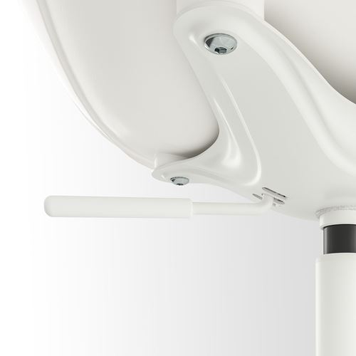 IKEA - ELDBERGET/MALSKAR, office chair, yellow-white