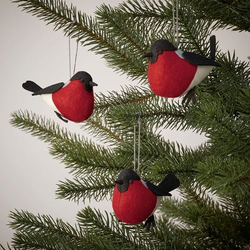 IKEA - VINTERFINT, tree ornament, red, 6 cm
