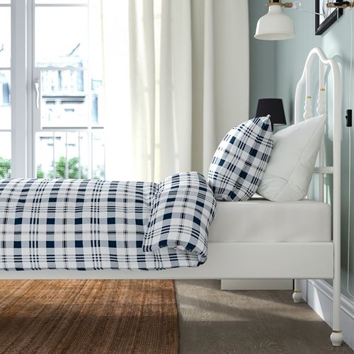 IKEA - SAGSTUA/LÖNSET, single bed, white, 90x200 cm