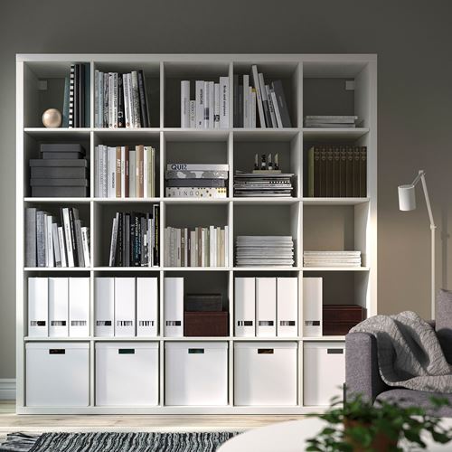 IKEA - KALLAX, shelving unit, white, 182x182 cm