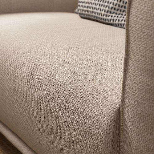 IKEA - VISKAFORS, armchair, lejde light beige