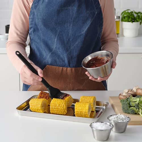 IKEA - GRILLTIDER, stainless steel serving bowl, stainless steel, 13 cm