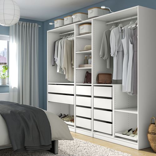 IKEA - PAX, PAX open wardrobe, white