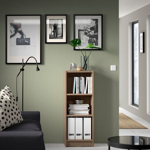 IKEA - BILLY, bookcase, oak effect, 40x28x106 cm