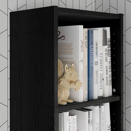 IKEA - BILLY, height extension unit, blackbrown, 40x28x35 cm