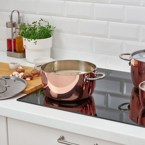 IKEA - FINMAT, copper pot, copper-stainless steel, 3 l