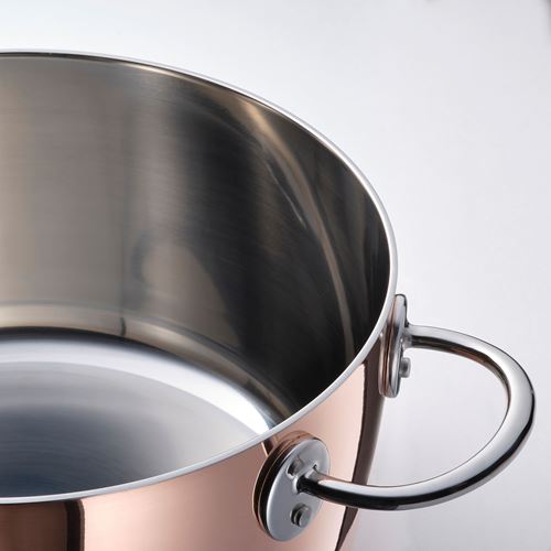 IKEA - FINMAT, copper pot, copper-stainless steel, 5 l