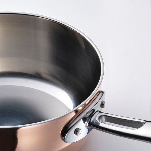 IKEA - FINMAT, copper sauce pan, copper-stainless steel, 1,5 l