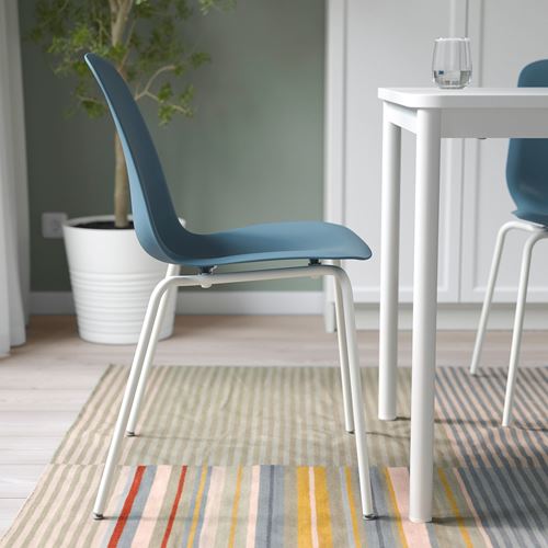 IKEA - LIDAS/SEFAST, chair, blue-white