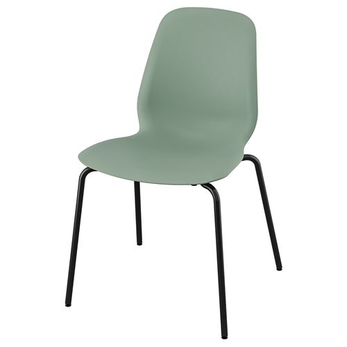 IKEA - LIDAS/SEFAST, chair, green/black