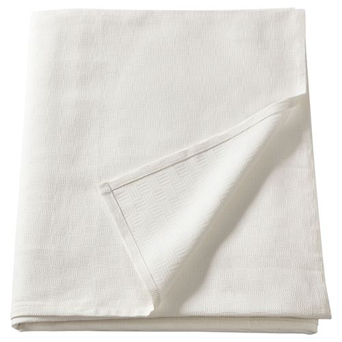 STENFRÖMAL, bedspread/blanket, white, 230x250 cm