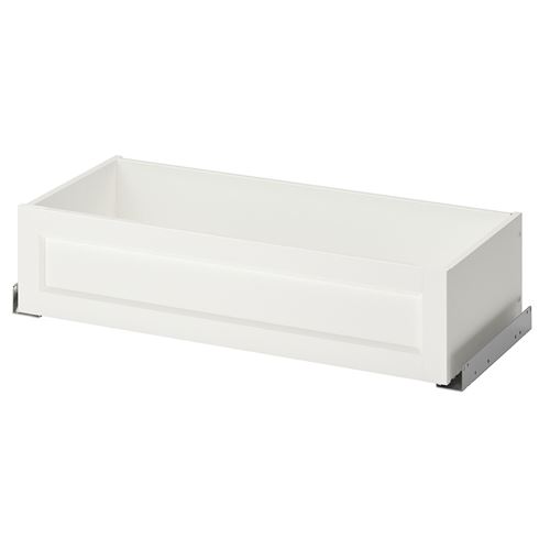 IKEA - KOMPLEMENT, drawer with framed front, white, 75x35 cm