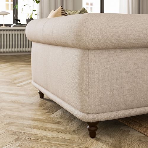 IKEA - VISKAFORS, armchair, lejde light beige