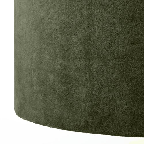 IKEA - MOLNSKIKT, lamp shade, dark green velvet