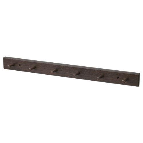 IKEA - HÖVOLM, duvar askısı, koyu kahve, 57 cm