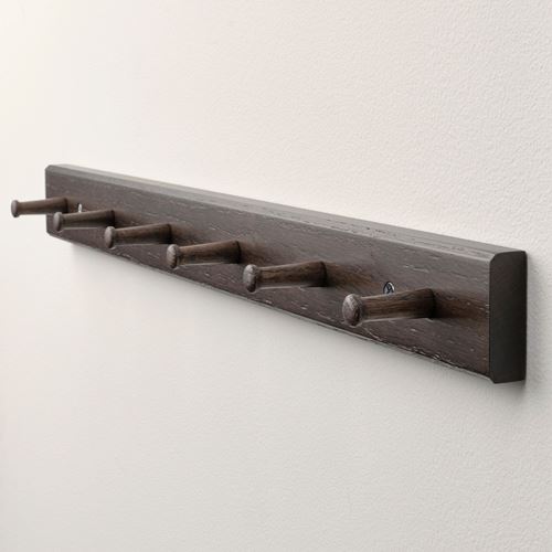 IKEA - HÖVOLM, duvar askısı, koyu kahve, 57 cm