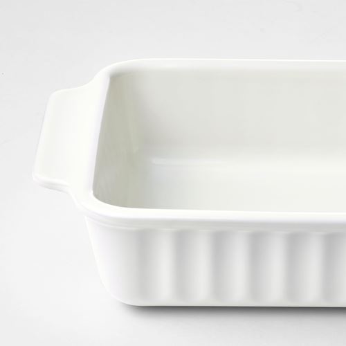 IKEA - POETISK, oven dish, off white, 30x20 cm