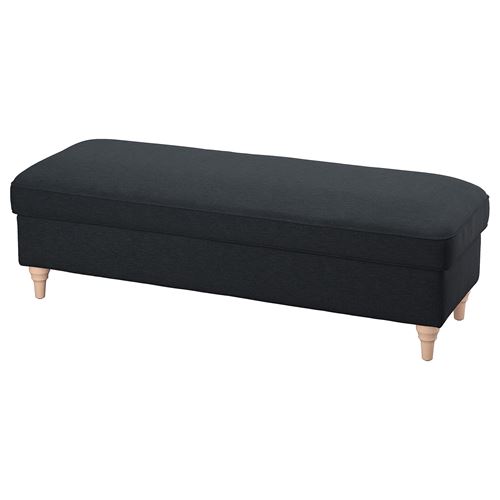 IKEA - ESSEBODA, pouffe with storage, knaback anthracite