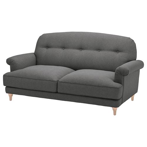 IKEA - ESSEBODA, 2-seat sofa, TALLMYRA medium grey