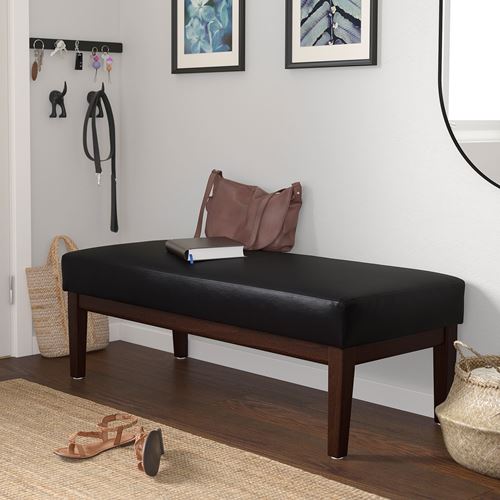 IKEA - EKENASET, bench, jonsbyn black, 112 cm