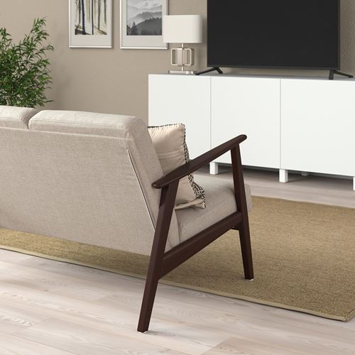 IKEA - EKENASET, 2-seat sofa, kilanda light beige