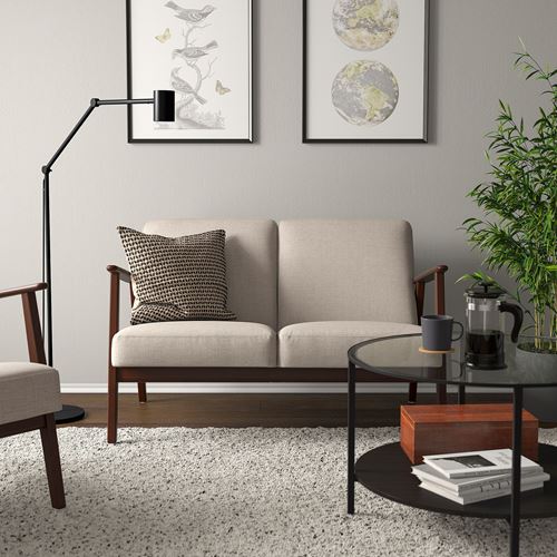 IKEA - EKENASET, 2-seat sofa, kilanda light beige