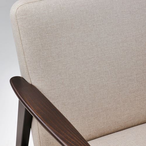 IKEA - EKENASET, armchair, kilanda light beige