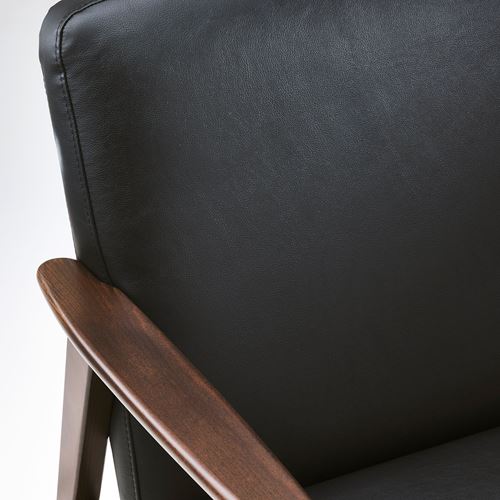 IKEA - EKENASET, armchair, jonsbyn black