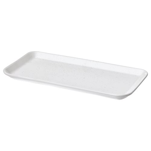 IKEA - SINNESRO, candle dish, white, 16x33 cm